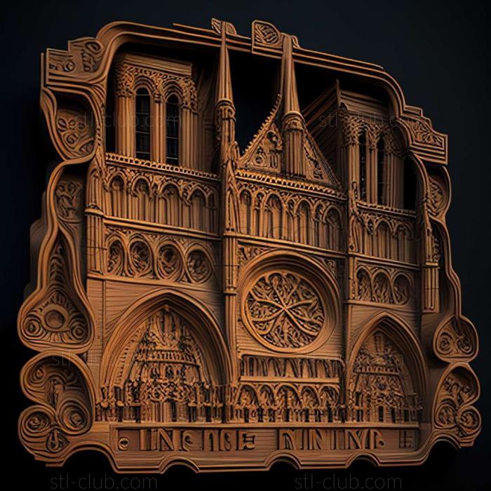 3D model notre dame (STL)